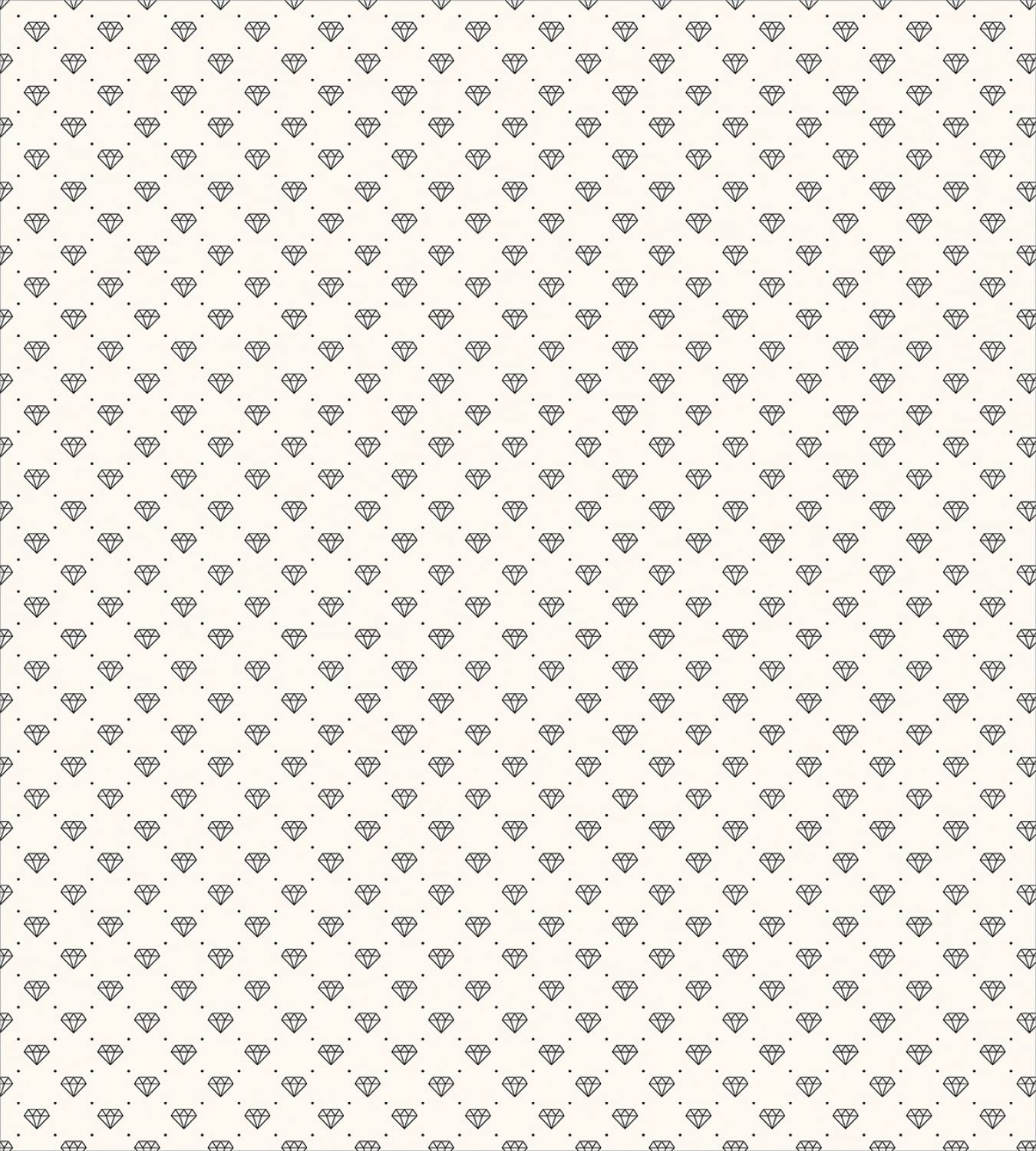 Ambesonne Diamond Duvet Cover Set - King Size 2 Pack, Ivory & Black Geometric Polka Dot Design with Abstract Monochrome Stone Motifs, Includes 2 Duvet Covers & 4 Pillowcases | Perfect for Modern Bedroom Decor, Guest Room Styling & Luxury Hotel-Style Bedding