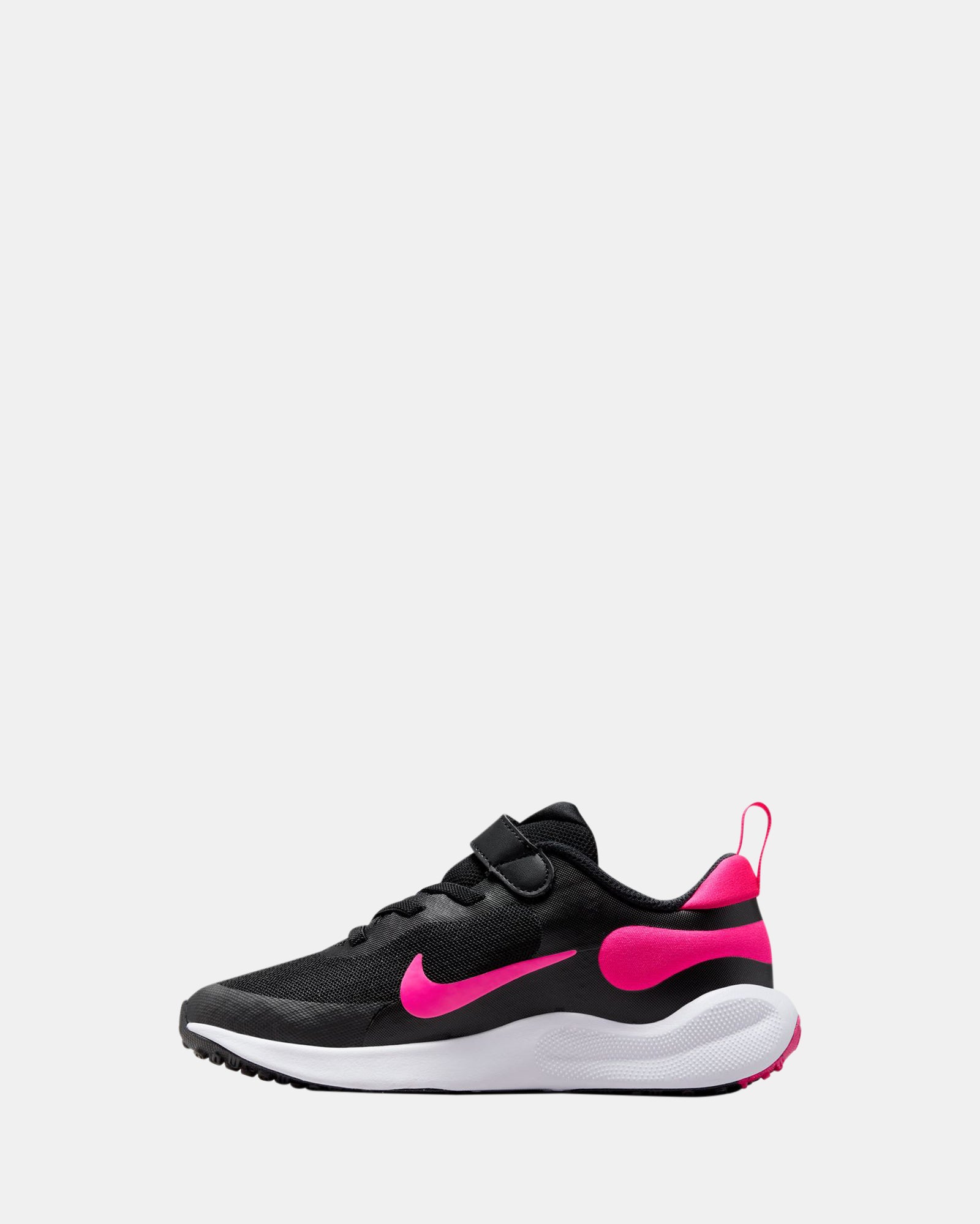 Revolution 7 Preschool Sneakers for Kids - Black/Hyper Pink/White - Comfortable School Shoes for Boys & Girls - Perfect for Classroom, Playground & Daily Activities
