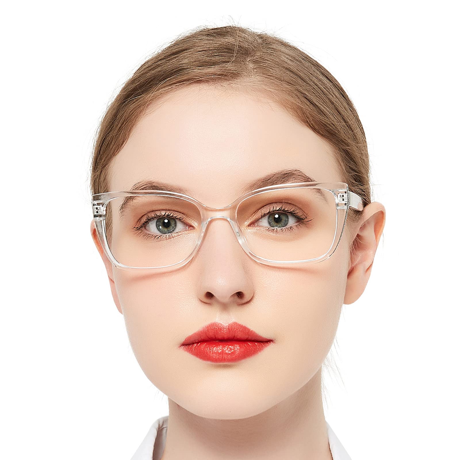OCCI CHIARI Fashion Reading Glasses for Women & Men - Lightweight Eyeglass Frames with Spring Hinges for Comfort - Perfect for Reading, Working, and Daily Use