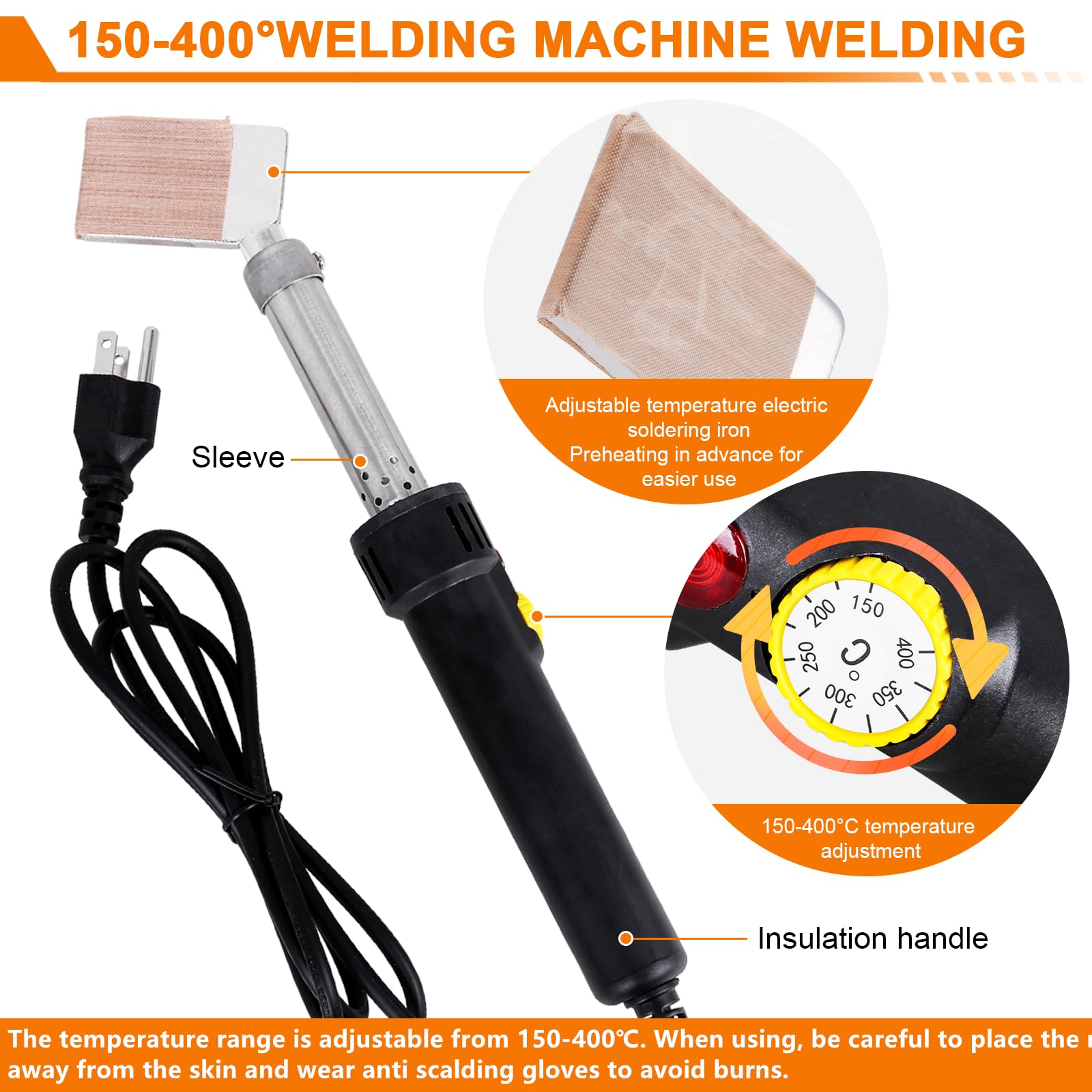 JIAWANSHUN Round Belt Welding Machine - Professional Joint Machine & Soldering Iron for Leather, Rubber & PVC - Perfect for DIY Repairs & Industrial Use