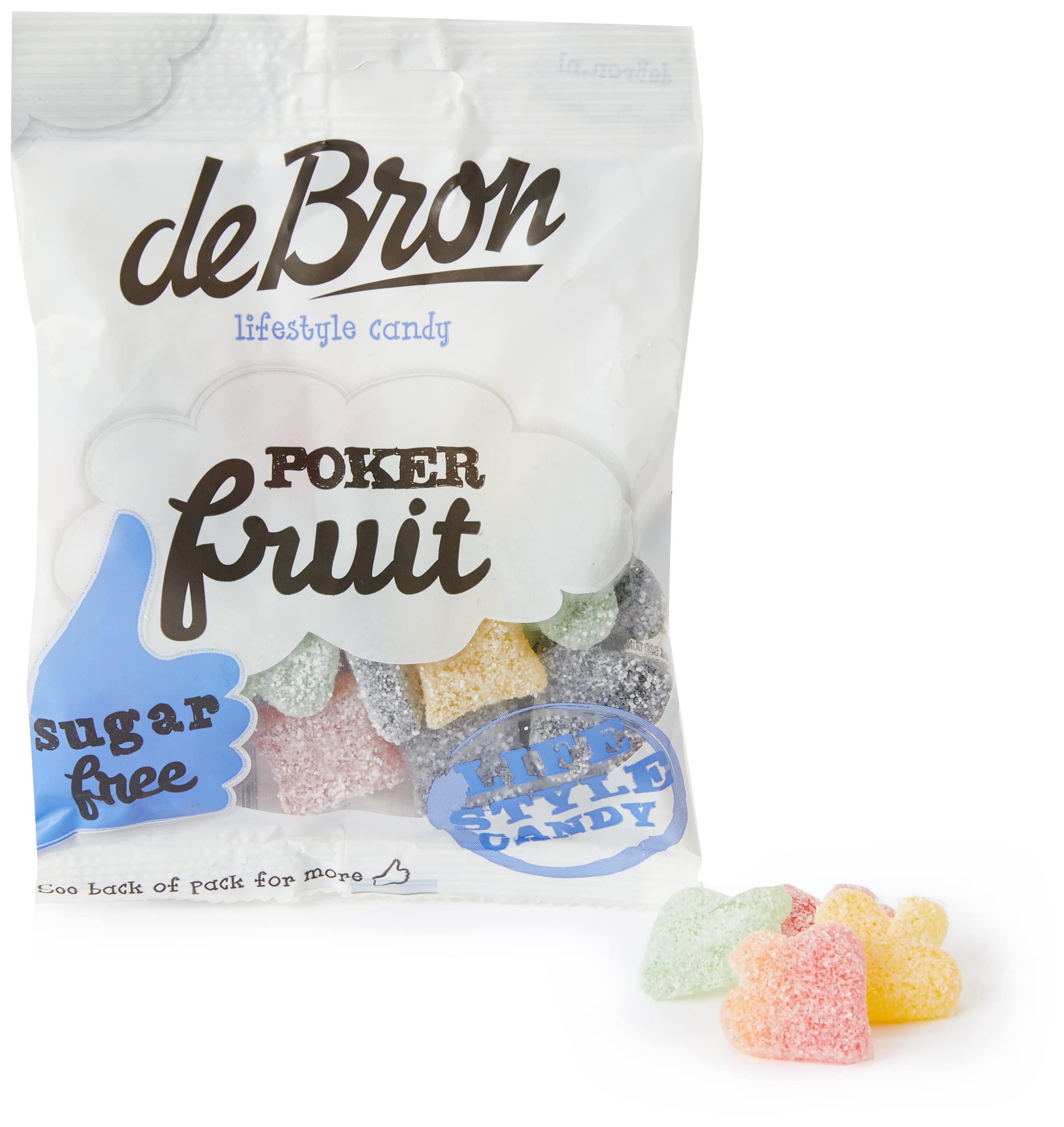Sugar Free Poker Fruit Candy - Delicious & Healthy Snacks for Poker Nights, Parties & On-the-Go Treats