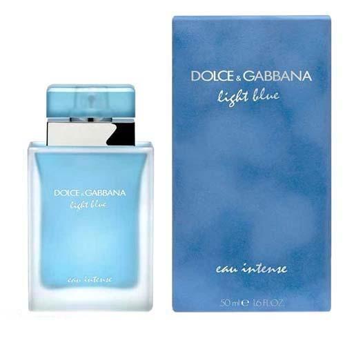 Dolce & Gabbana Light Blue Intense 50ml Eau de Parfum for Women - Fresh Citrus Floral Fragrance for Daytime Wear & Summer Evenings