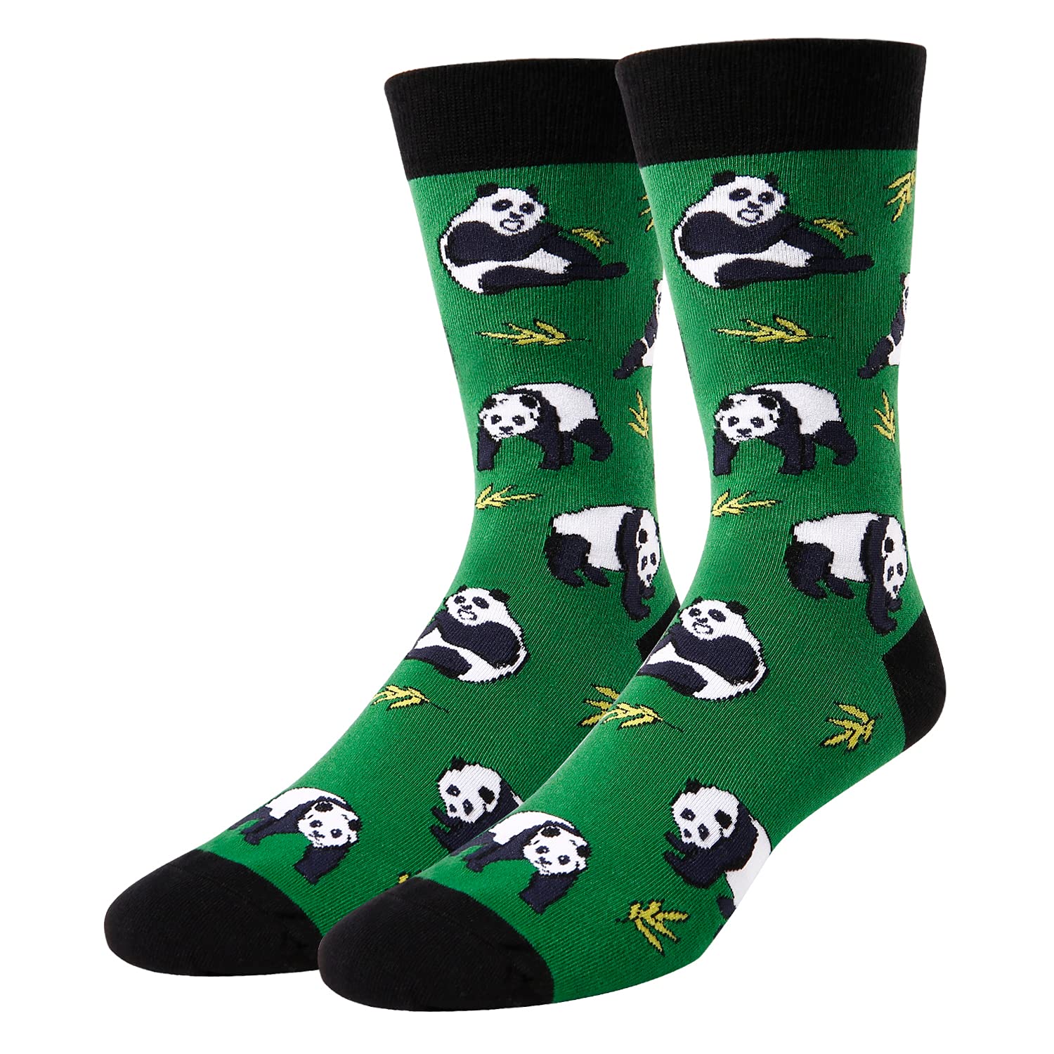 HappyPop Men's Animal Socks - Cute Cat, Flamingo, Sloth & Llama Novelty Socks - Perfect Gift for Animal Lovers - Comfortable & Fun for Casual Wear, Gifts & Holidays