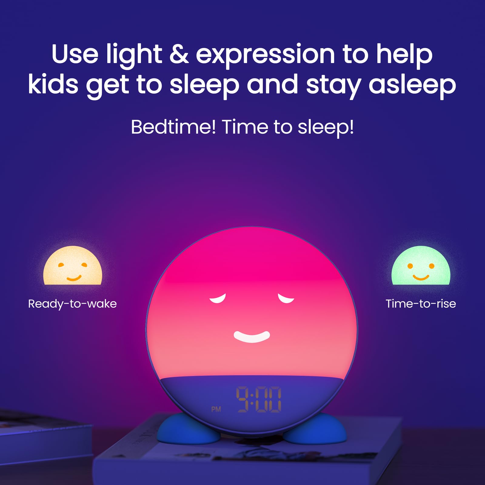ANANK Sunrise Alarm Clock with Wake Up Light - Dual Alarms for Heavy Sleepers, Sunrise Simulation, 8 Color Night Light & 30-Level Dimmer | OK to Wake/Sleep Trainer for Kids & Adults | 8 Soothing Sounds | Perfect for Bedrooms, Home Office & Nursery