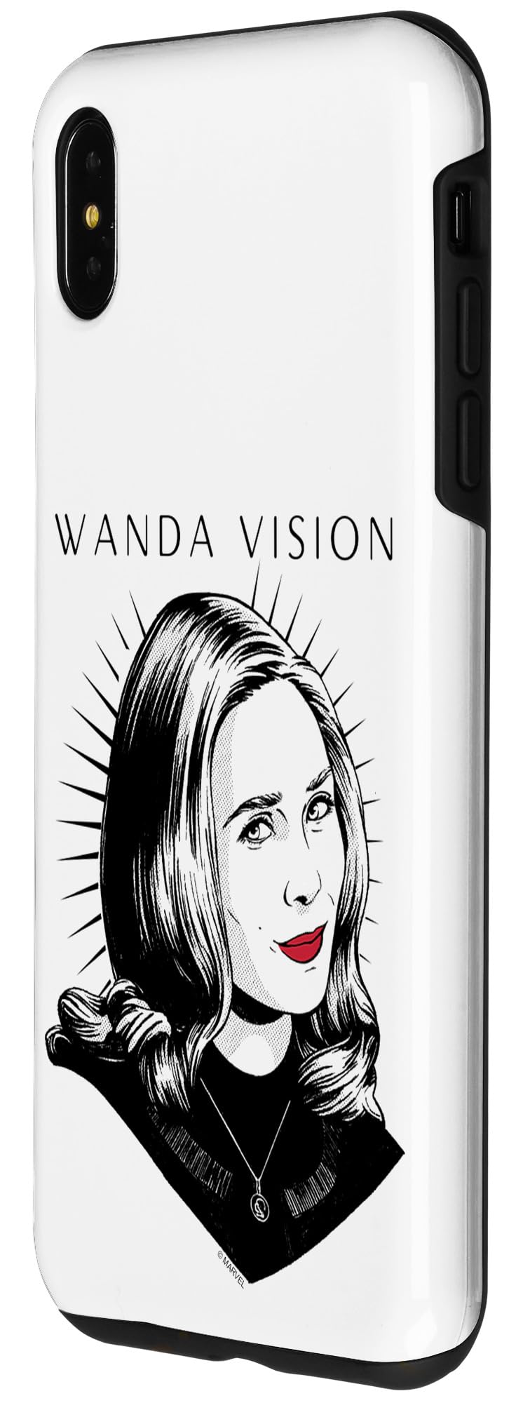 iPhone XS Max Marvel WandaVision Wanda Sketch Case - Premium Protective Phone Cover for iPhone XS Max - Perfect for Marvel Fans, Cosplay & Everyday Use