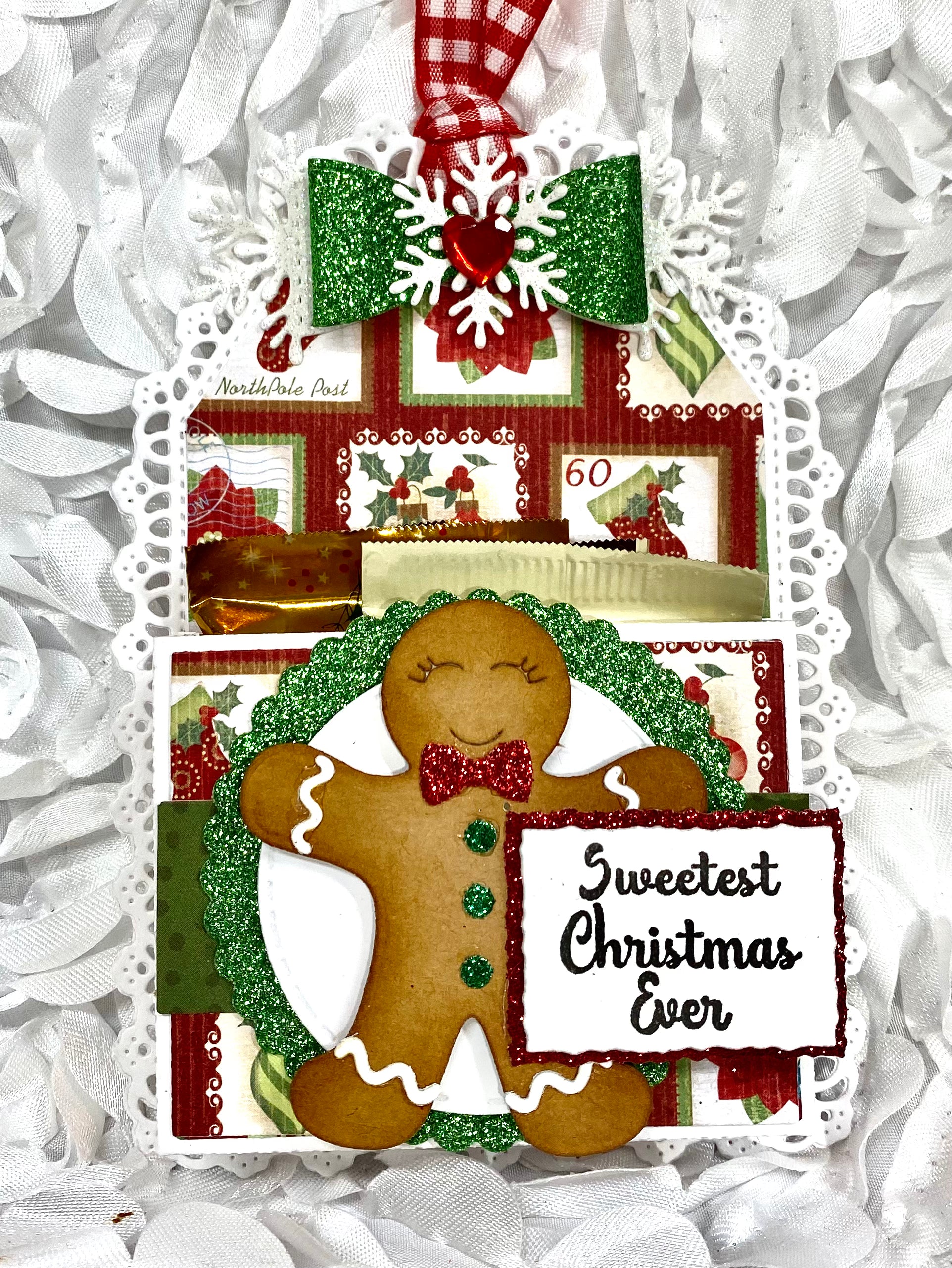 Gingerbread Stamp & Die Set for Christmas Cookies - Holiday Baking, DIY Crafts, and Scrapbooking Decorations