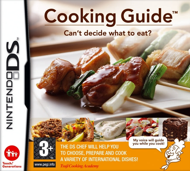 Nintendo DS Cooking Guide Game - PAL Version | Fun & Interactive Cooking Simulation for All Ages | Perfect for Family Game Nights & Cooking Enthusiasts