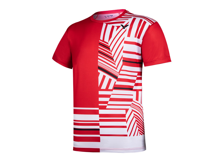Victor T 10002TD D GAME T-Shirt for Men - Comfortable Cotton Tee with Cool Graphic Print [Red] - Perfect for Gaming, Casual Wear & Everyday Outfits