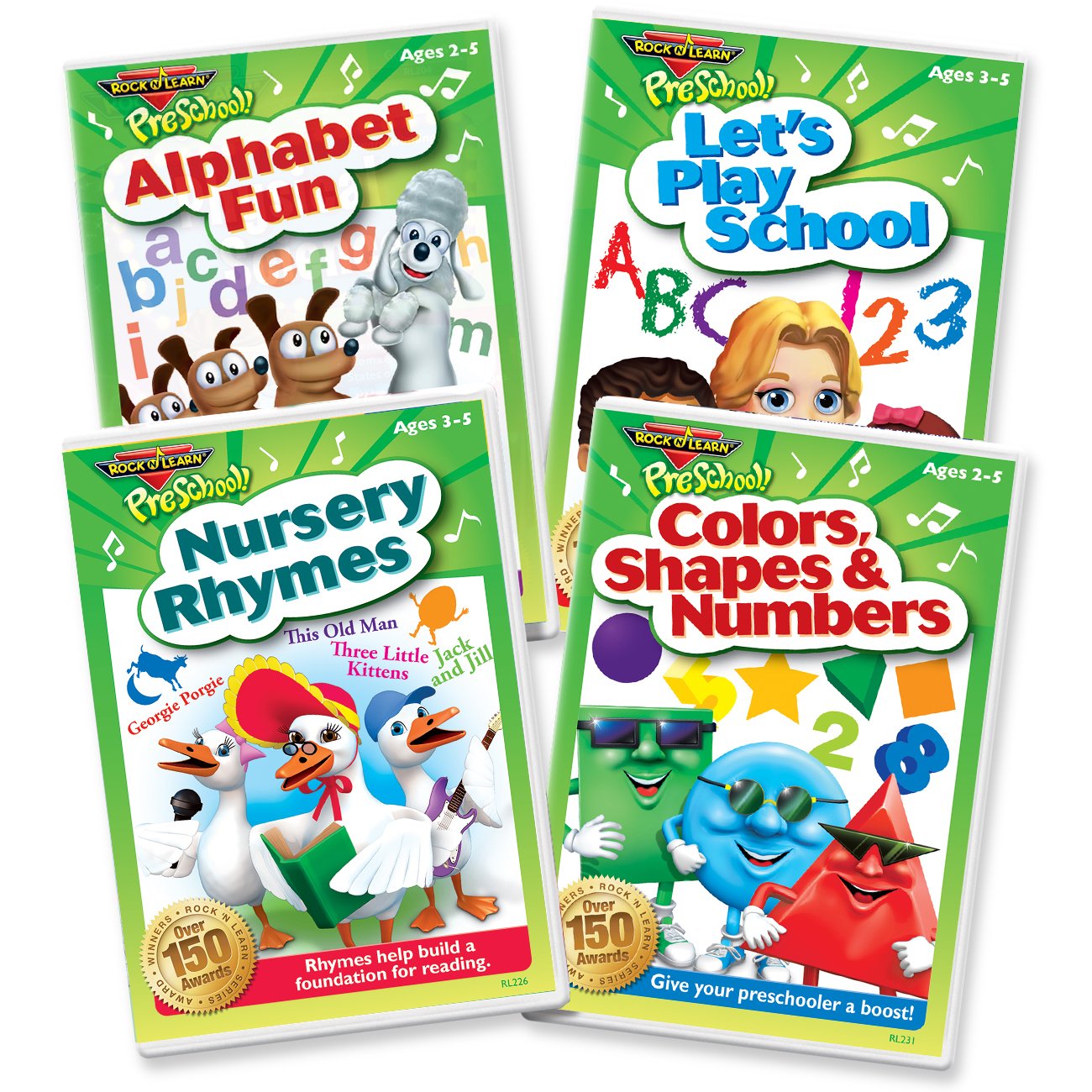 Rock 'N Learn Preschool Learning Set - Fun Educational Toys for Kids