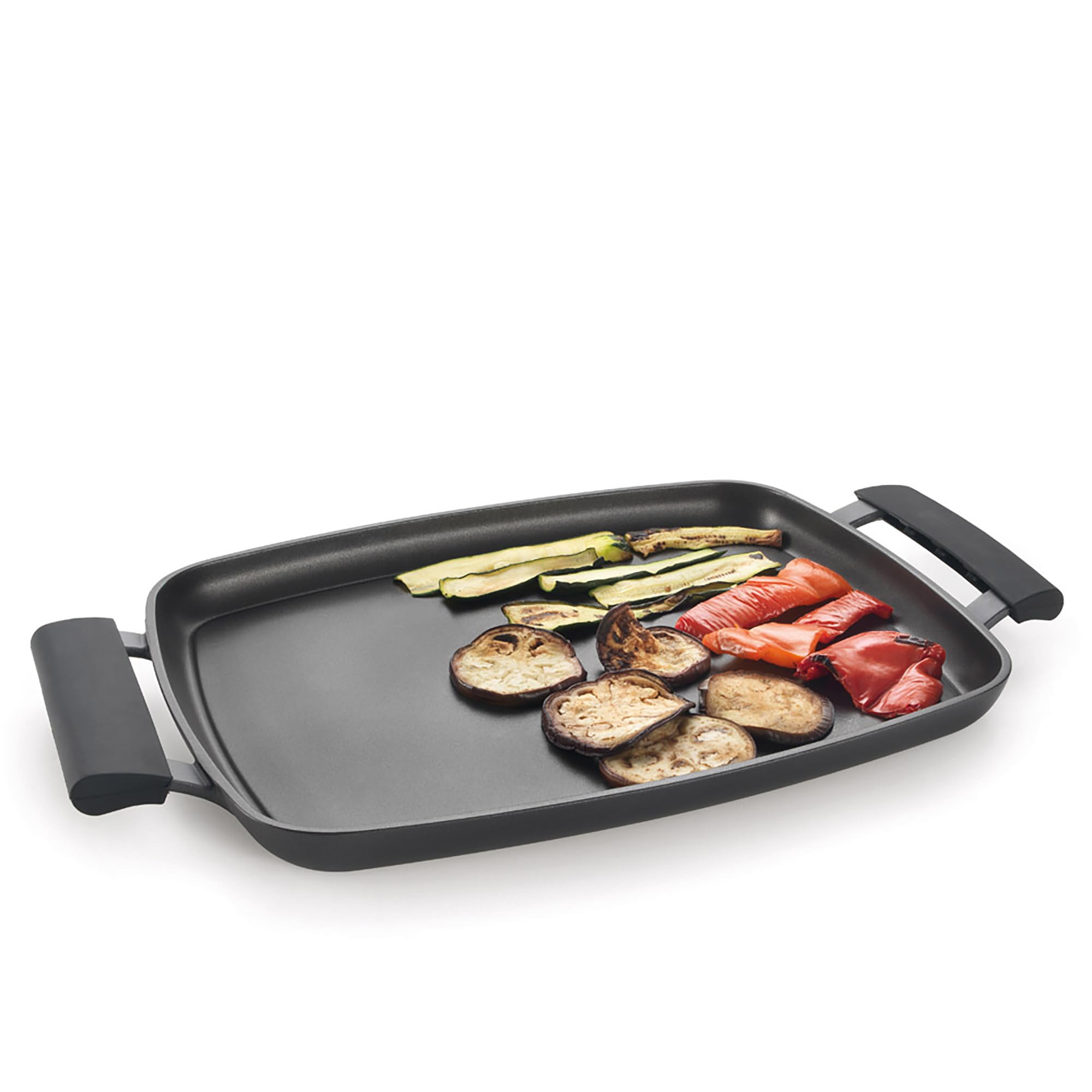 Premium Metaltex Black Grill Griddle 47 x 29 Inch - Heavy Duty Non-Stick BBQ Grill Pan for Outdoor Cooking, Camping & Backyard Parties