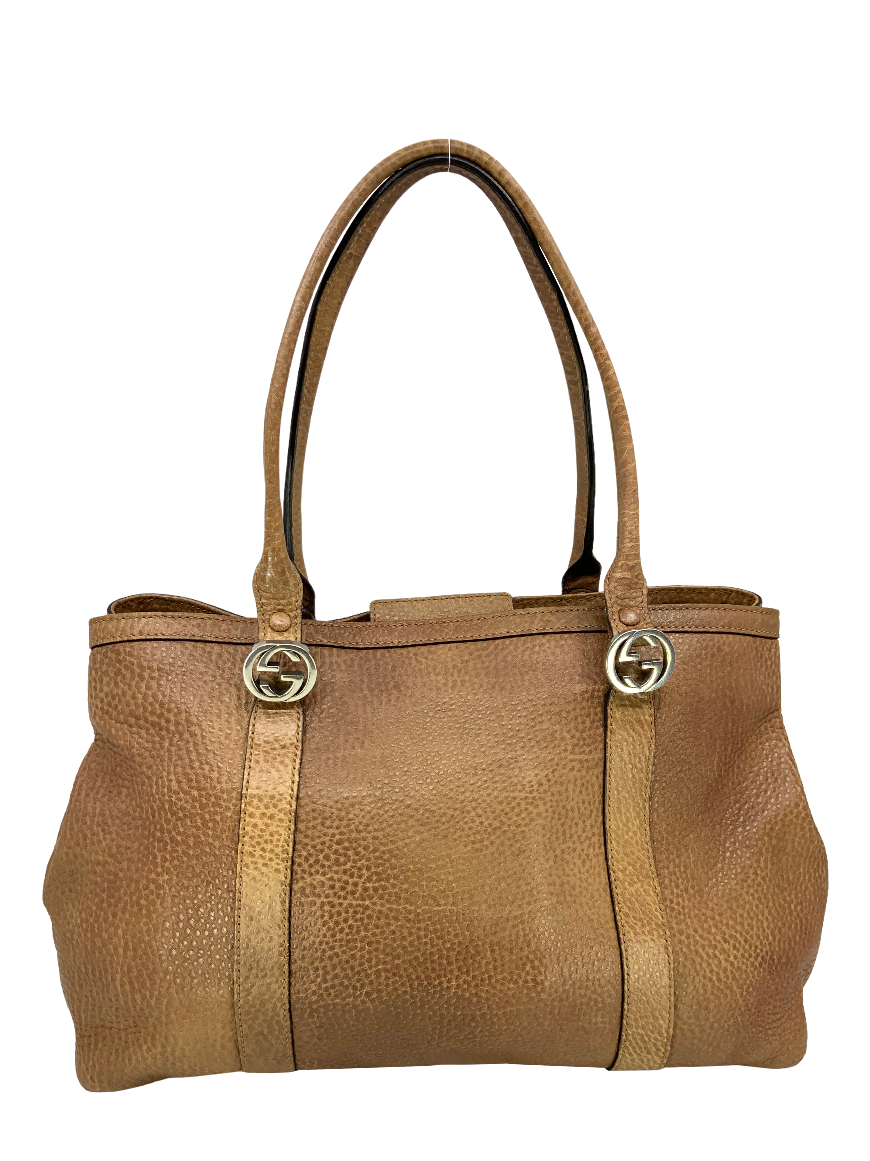 GUCCI Miss GG Leather Medium Tote Bag for Women - Luxury Designer Handbag with Gold-Tone Logo - Perfect for Work, Travel & Everyday Use