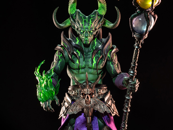 Mythic Legions 1/12 Scale 6-Inch Poxxus Azahazzar Action Figure by Four Horsemen Studios - Perfect for Collectors, Display & Fantasy Role-Playing Scenes