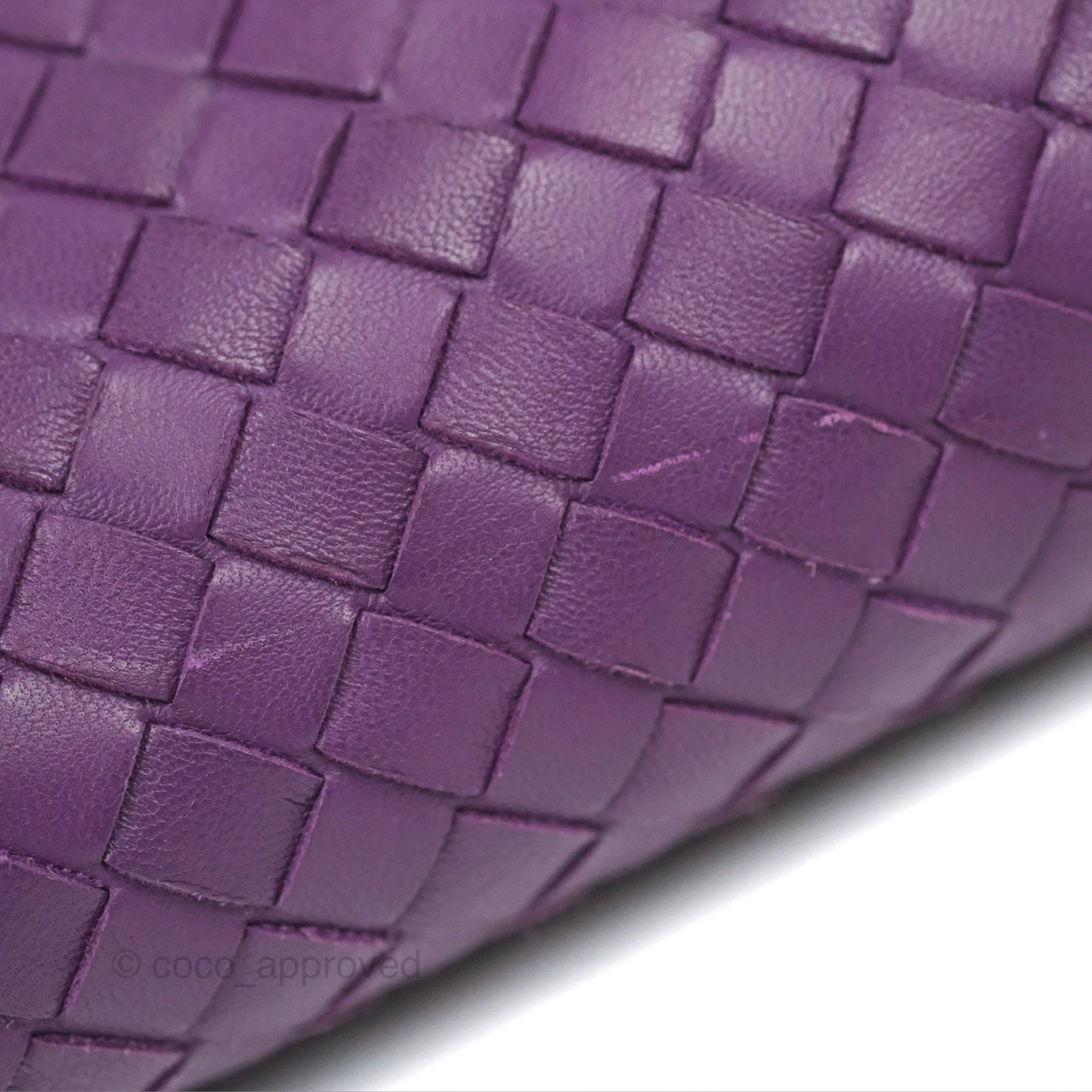 Bottega Veneta Intrecciato Leather Crossbody Bag in Purple | Luxury Designer Handbag for Women | Perfect for Everyday Use, Travel & Special Occasions
