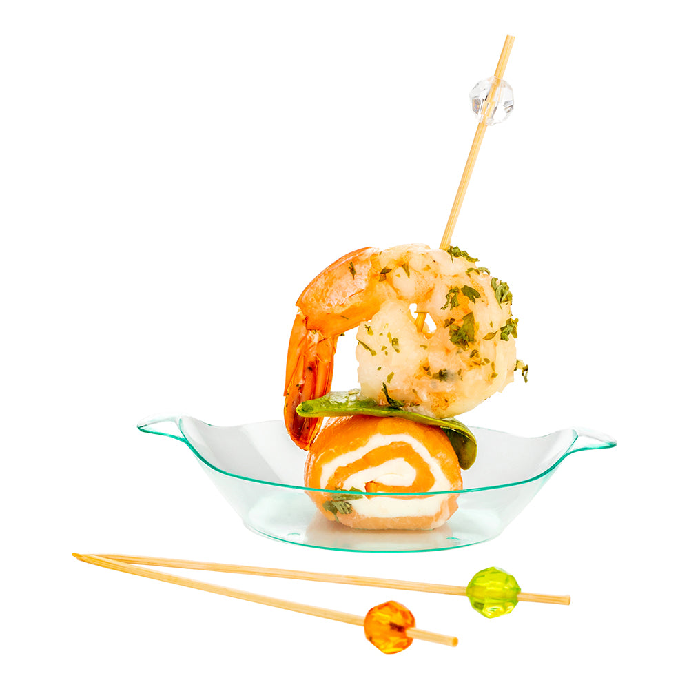 Premium Bamboo Acrylic Sphere Skewers - 3.5