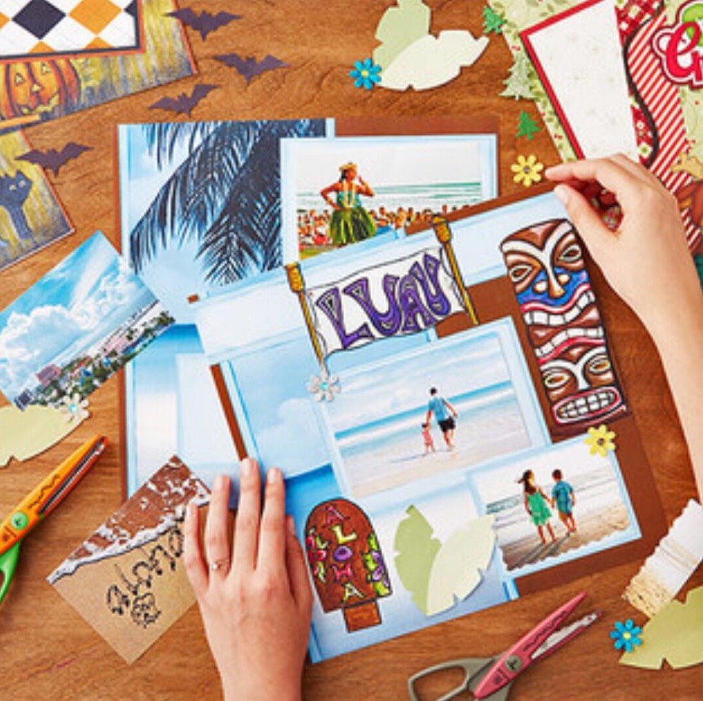 My Dog Scrapbook Set - 5 Double Page Layouts for Pet Memory Keeping | Perfect for Dog Lovers, Puppy Photo Albums & Pet Memorials