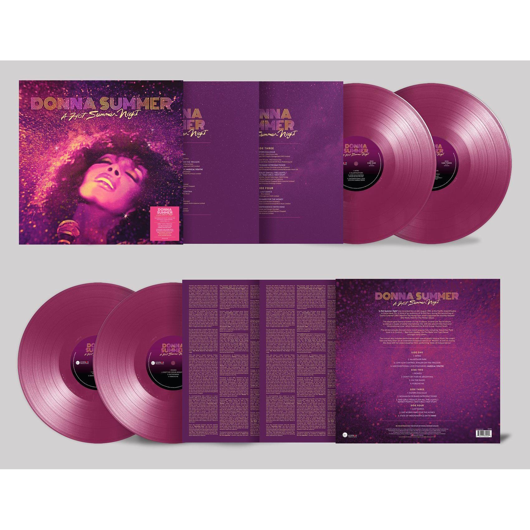 A Hot Summer Night - Limited Edition 180g Purple Vinyl Record - Perfect for Music Lovers & Vinyl Collectors - Great for Home Listening, Parties & Gifts