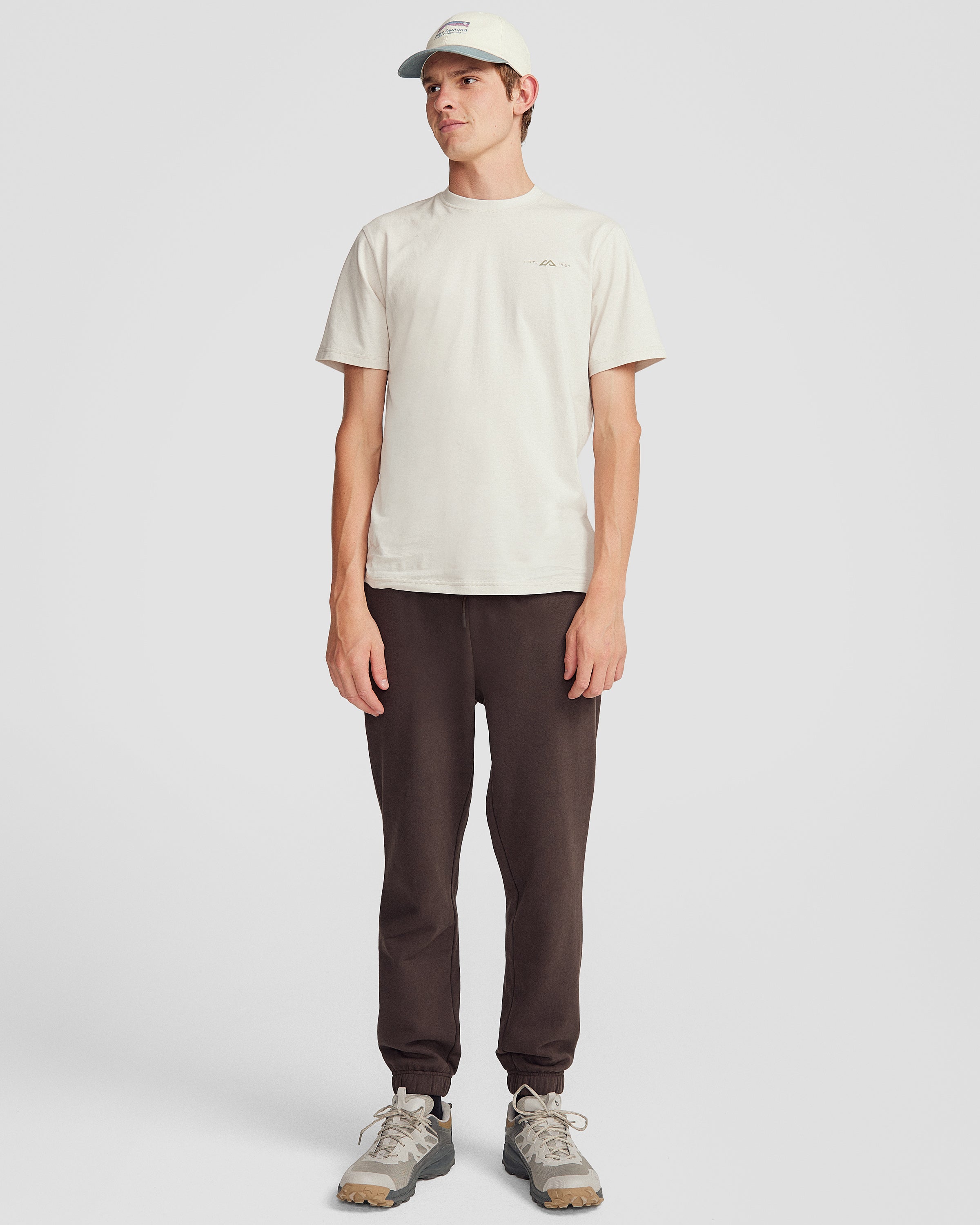 Men's 1987 Vintage Organic Cotton Short Sleeve T-Shirt - White | Casual Wear, Street Style & Retro Fashion