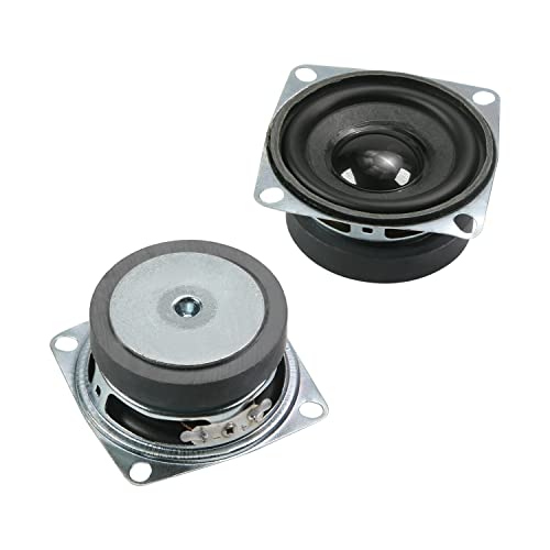 52mm Diameter 25mm Height 3W 4 Ohm 2Pcs