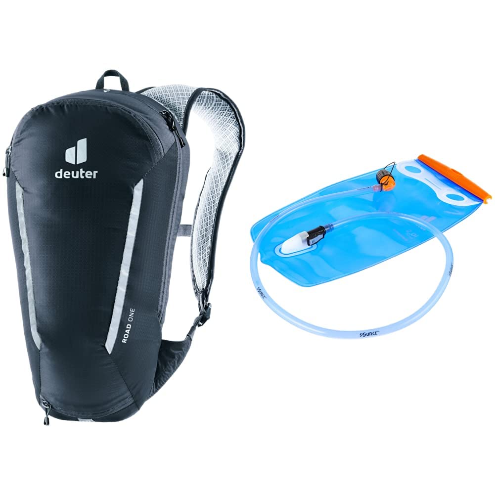 Deuter Road One Cycling Backpack (5L) with Streamer 2.0 Hydration System - Lightweight Bike Commuter Pack for Road Cycling, Mountain Biking & Outdoor Adventures