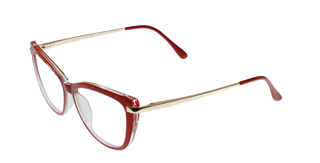 Stylish Floral Print Prescription Eyeglasses 7697 - Trendy Reading Glasses for Women, Perfect for Office, Reading & Fashion Accessories
