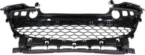 2012-2013 Mazda 3 & 3 Sport Textured Dark Gray Bumper Grille Replacement Part MA1036116 - Perfect for Car Upgrades & Customization