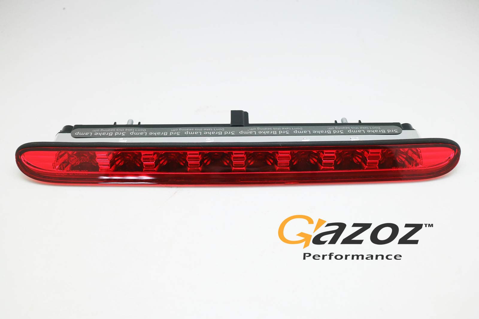 Red LED Third Brake Light with Red Lens - Compatible with Peugeot 206cc & 206 CC - High Visibility Stop Lamp for Enhanced Safety in Night Driving and Bad Weather Conditions