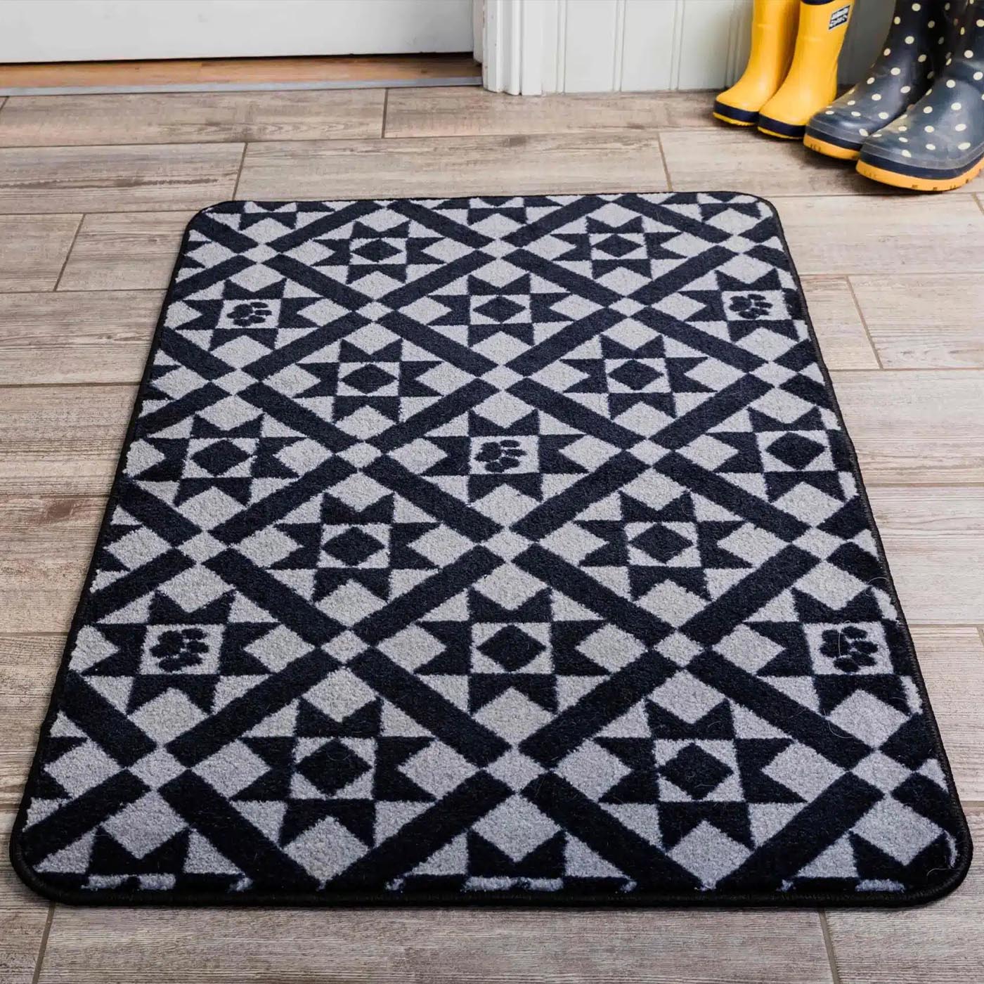 Pet Rebellion Boot Mate Tile - Non-Slip Pet Paw Cleaning Mat for Dogs & Cats - Perfect for Entryways, Mudrooms & Pet Stations After Walks