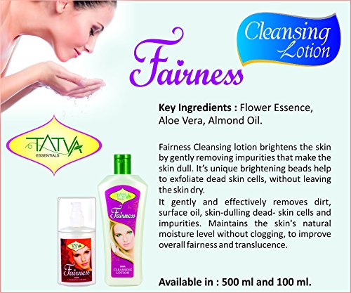 Fairness Cleansing Lotion 500ml - Brightening Facial Wash for Glowing Skin | Daily Skincare Routine for Women & Men
