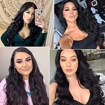 22 Inch Curly Hair Extensions for Women - 5 Clip Natural Human Hair Weft with French Twist Styling Tool (Black) | Perfect for Daily Wear, Parties & Special Occasions