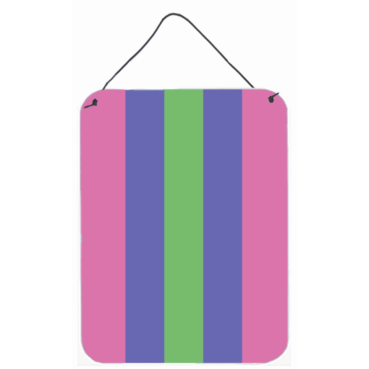 Trigender Pride Wall Decor - 12x16 Aluminum Metal Sign for Kitchen, Bar, Bathroom & Front Door - Multicolor Home Plaque | Perfect for LGBTQ+ Pride Celebrations & Inclusive Spaces
