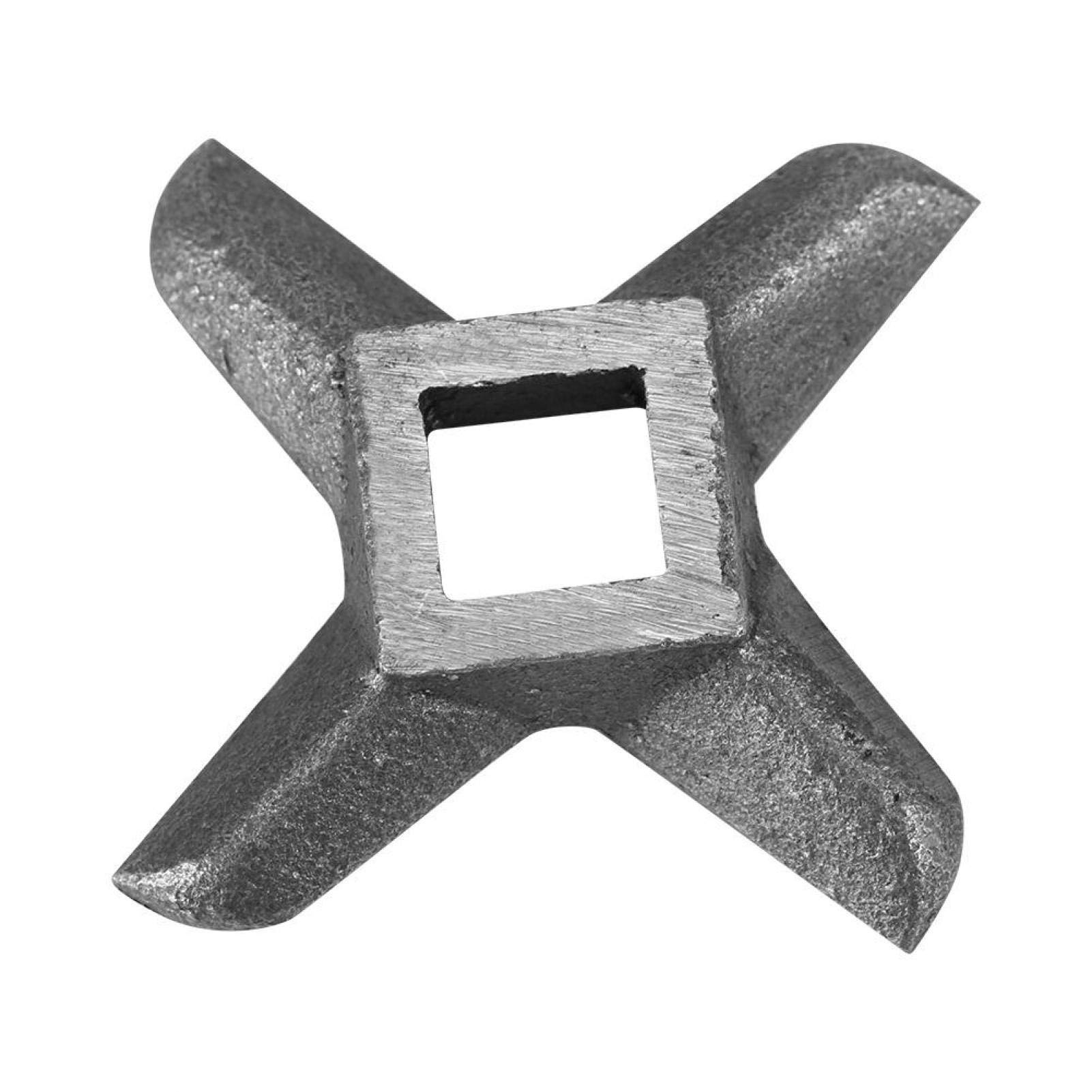 BORDSTRACT Meat Grinder Blade - Cross-Shaped Stainless Steel Grinding Blade - Replacement Accessory for Kitchen Meat Mincers (Size 32#) - Perfect for Home Cooking, Butcher Shops & Food Processing