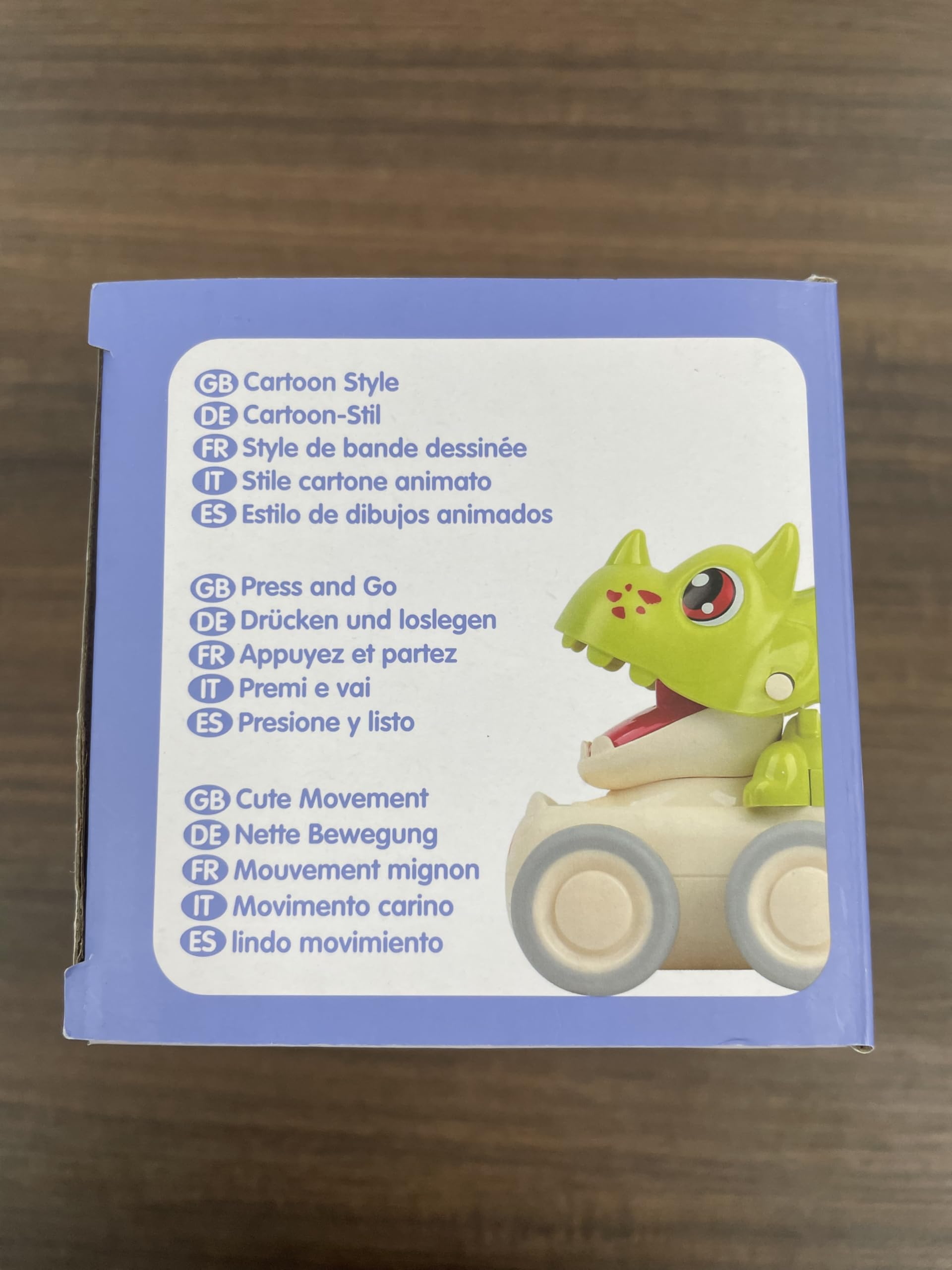 MOONTOY Baby Dinosaur Push and Go Car Toys for 1-3 Year Old Boys & Girls - Toddler Learning Toys for Ages 1-2 - First Birthday Gifts & Easter Basket Stuffers - Perfect for Playtime, Early Learning & Sensory Development