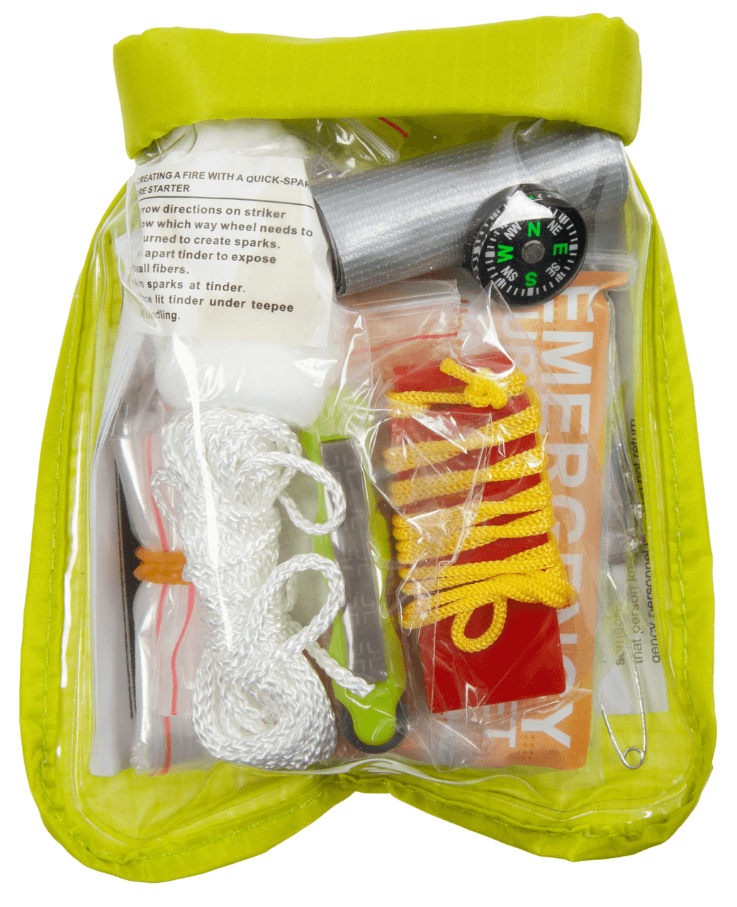 Ultralight Survival Kit 29pc (6-Pack) - Emergency Preparedness Gear for Camping, Hiking & Outdoor Adventures