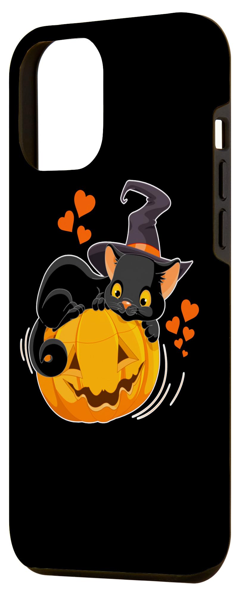iPhone 12 Pro Max Halloween Case - Witch Hat Cat Design for Women & Girls | Perfect for Costume Parties