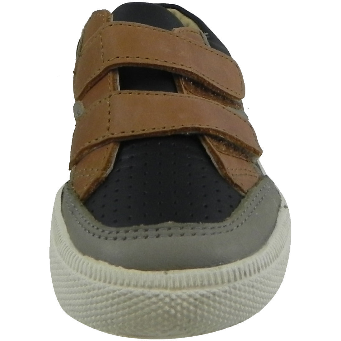 Old Soles Boys' 1029 Low Top Leather Sneakers for Kids - Navy, Brown & Grey Colors | Comfortable School Shoes & Casual Play Sneakers