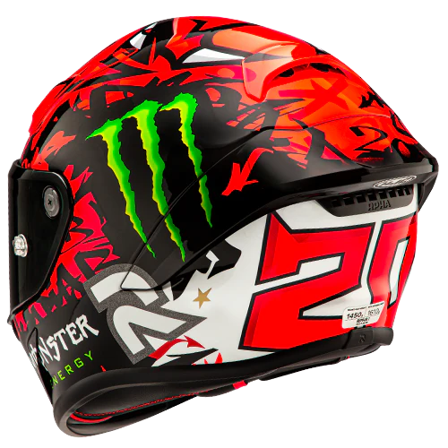 RPHA 1 QUARTARARO REPLICA 2024 Motorcycle Helmet - Premium Racing Helmet for Men & Women - DOT & ECE Certified - Lightweight & Aerodynamic Design - Perfect for Track Racing & Street Riding
