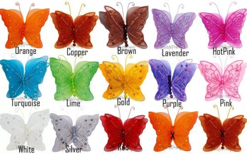 Fairy Glitter Butterfly Wings for Newborn Baby Photography Props - Hot Pink Color | Perfect for Baby Showers, Birthday Parties & Photo Shoots