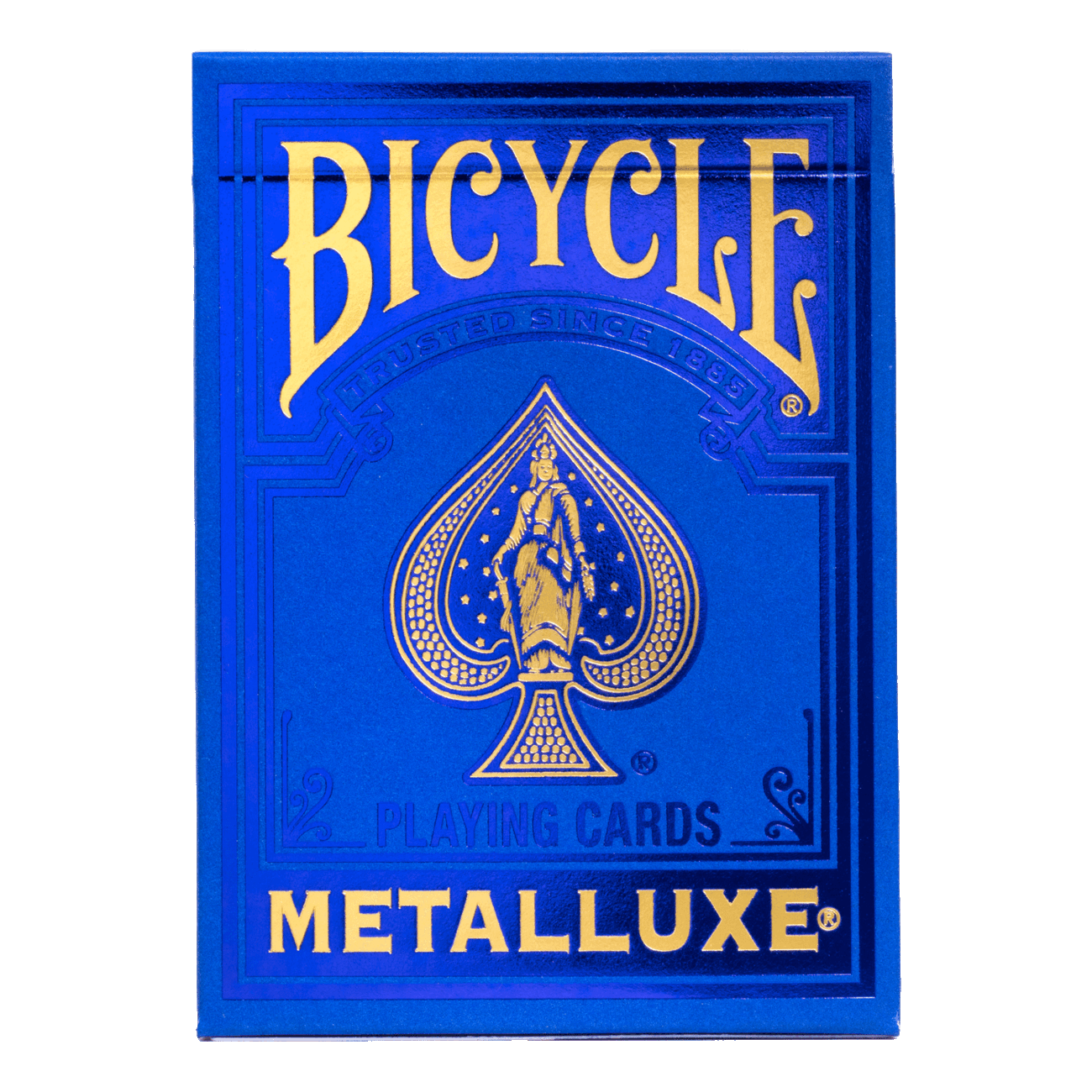 Premium Bicycle Metalluxe Playing Cards - Luxury Metallic Finish for Poker, Magic Tricks & Card Games - Perfect for Casino Nights, Gifts & Collectors