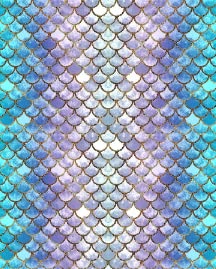 Dreamlike Mermaid Fish Scale-35