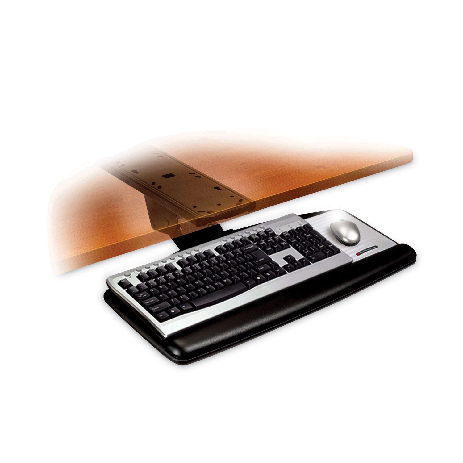 3M™ Sit-Stand Adjustable Keyboard Tray - Standard Platform, 25.5