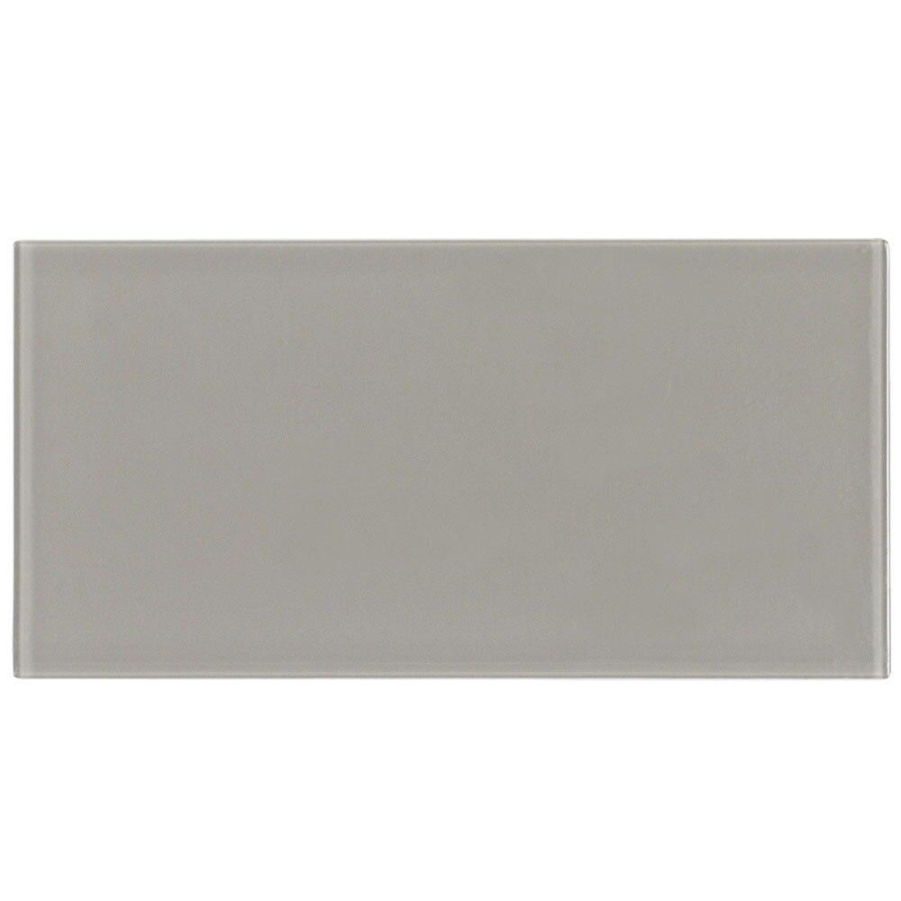 Metropole Taupe 4x8 Glass Subway Tile - Premium Kitchen & Bathroom Backsplash for Modern Home Decor