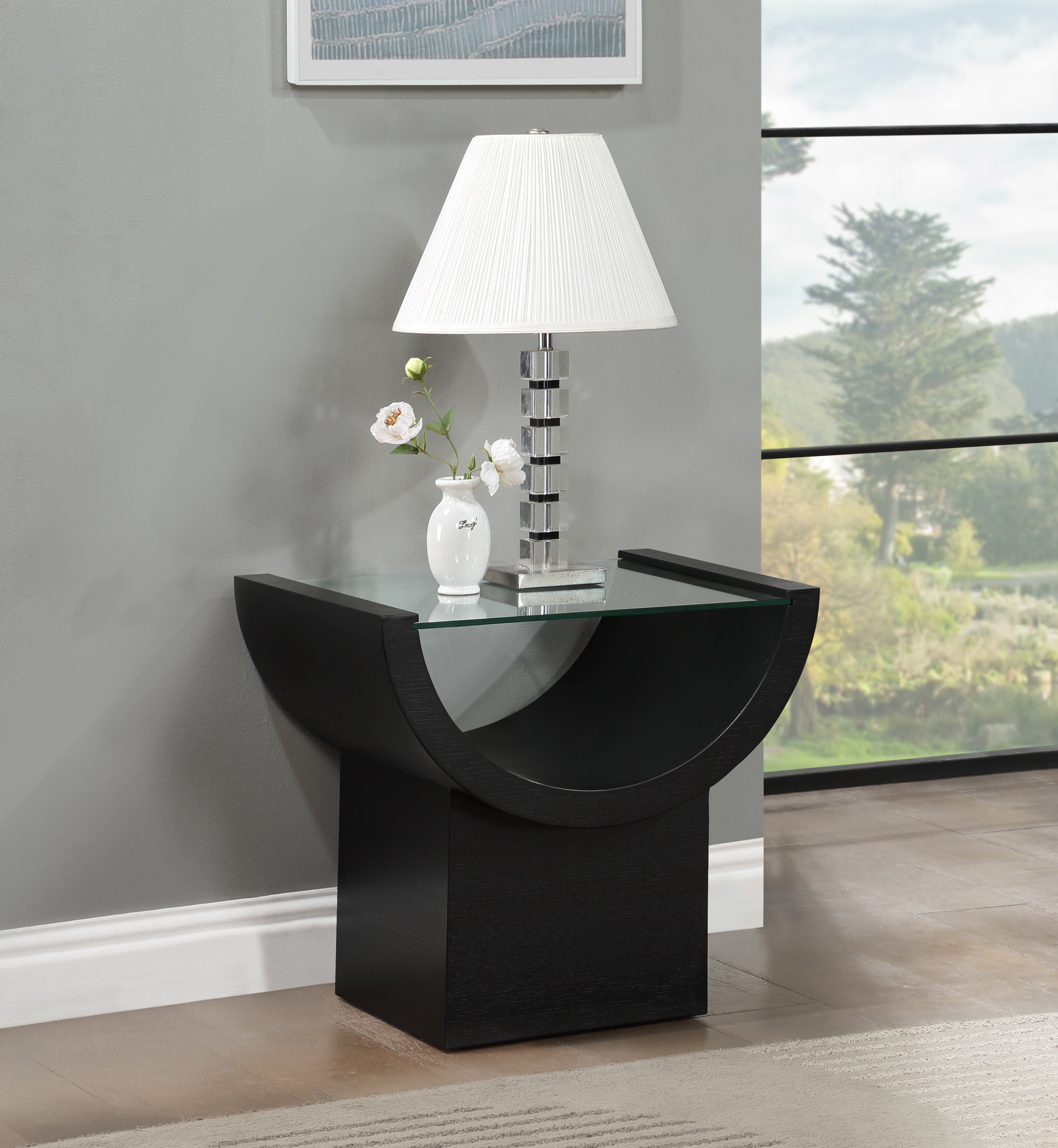 Beverwil End Table - Modern Nightstand for Bedroom, Living Room, or Office - Perfect for Lamps, Books, and Decor