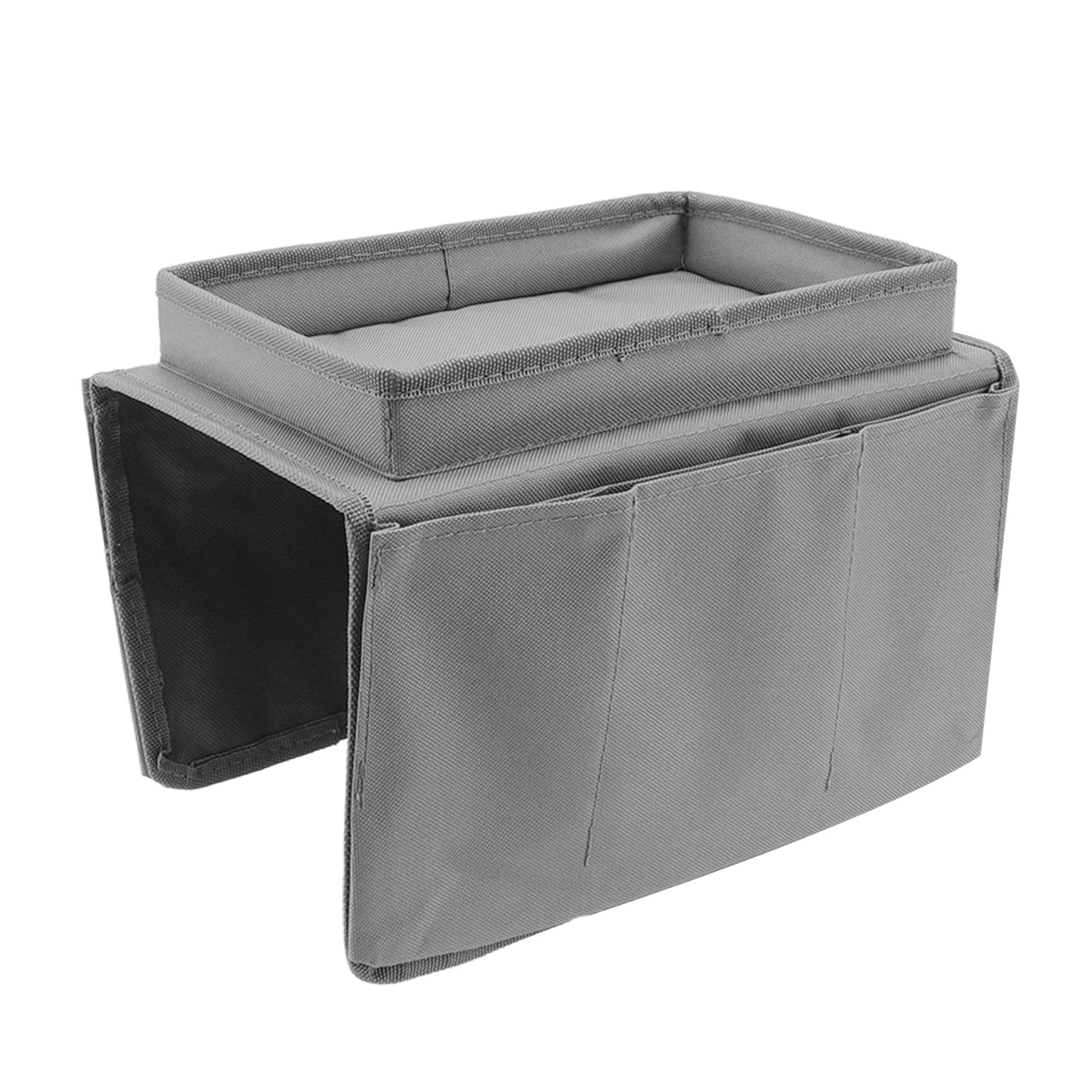 Foldable Sofa Tray with Side Pockets - Adjustable Laptop Table for Couch, Bed, Office - Perfect for Working, Eating, Reading in Living Room or Dorm
