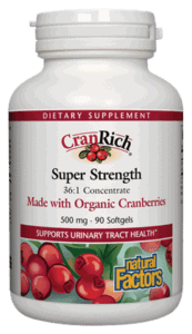 CranRich® Super Strength 36:1 Cranberry Extract Concentrate Supplement - Supports Urinary Tract & Immune Health - Perfect for Daily Wellness & Detox Routines