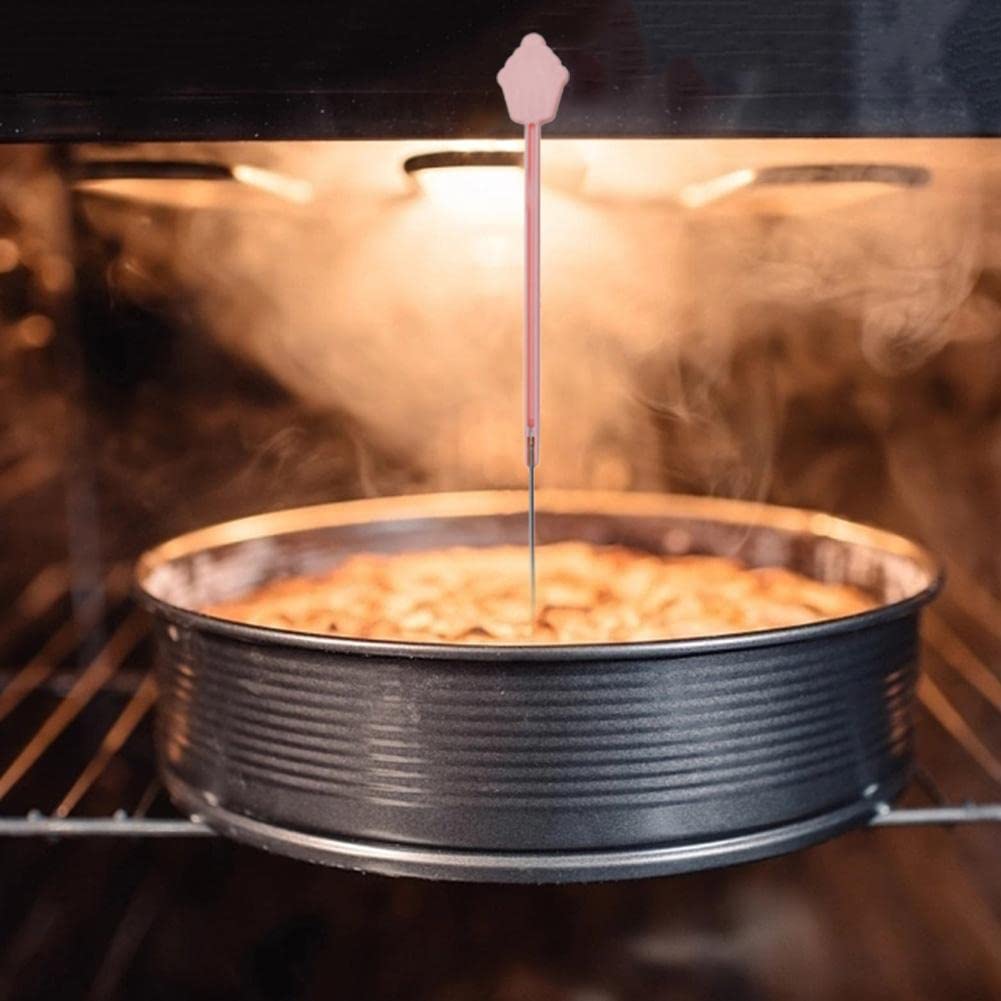 Foldable Stainless Steel Cake Tester Needles - Reusable Baking Probe for Cakes, Muffins & Bread - Perfect for Testing Doneness in Home Baking and Professional Kitchens