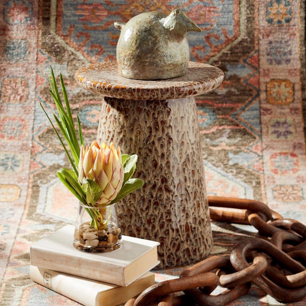 Cyan Design 10991 Cadena Sculpture - Grey Small Home Decor Statue for Living Room, Office & Garden