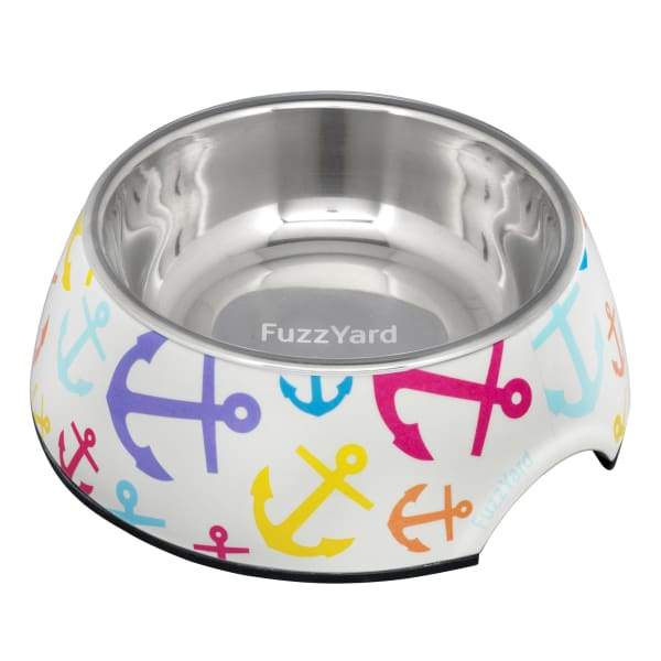Fuzzyard Ahoy! Slow Feeder Dog Bowl - Non-Slip Pet Food Dish for Small Medium Large Dogs - Perfect for Fast Eaters & Mealtime Enrichment
