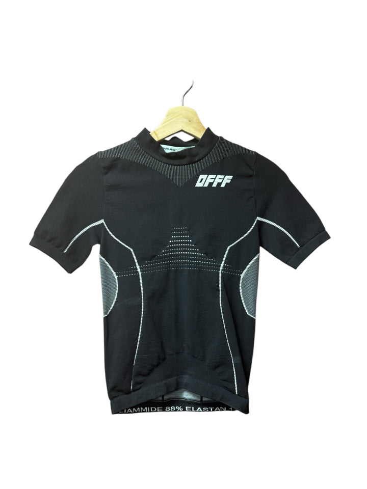NWT Off White Athletic Short Sleeve Top for Women - Size S - Perfect for Running, Gym Workouts & Casual Wear