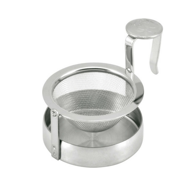 Premium Minex Stainless Steel Revolving Tea Strainer - Fine Mesh Infuser for Loose Leaf Tea, Herbs & Spices - Perfect for Tea Pots, Mugs & Travel Cups