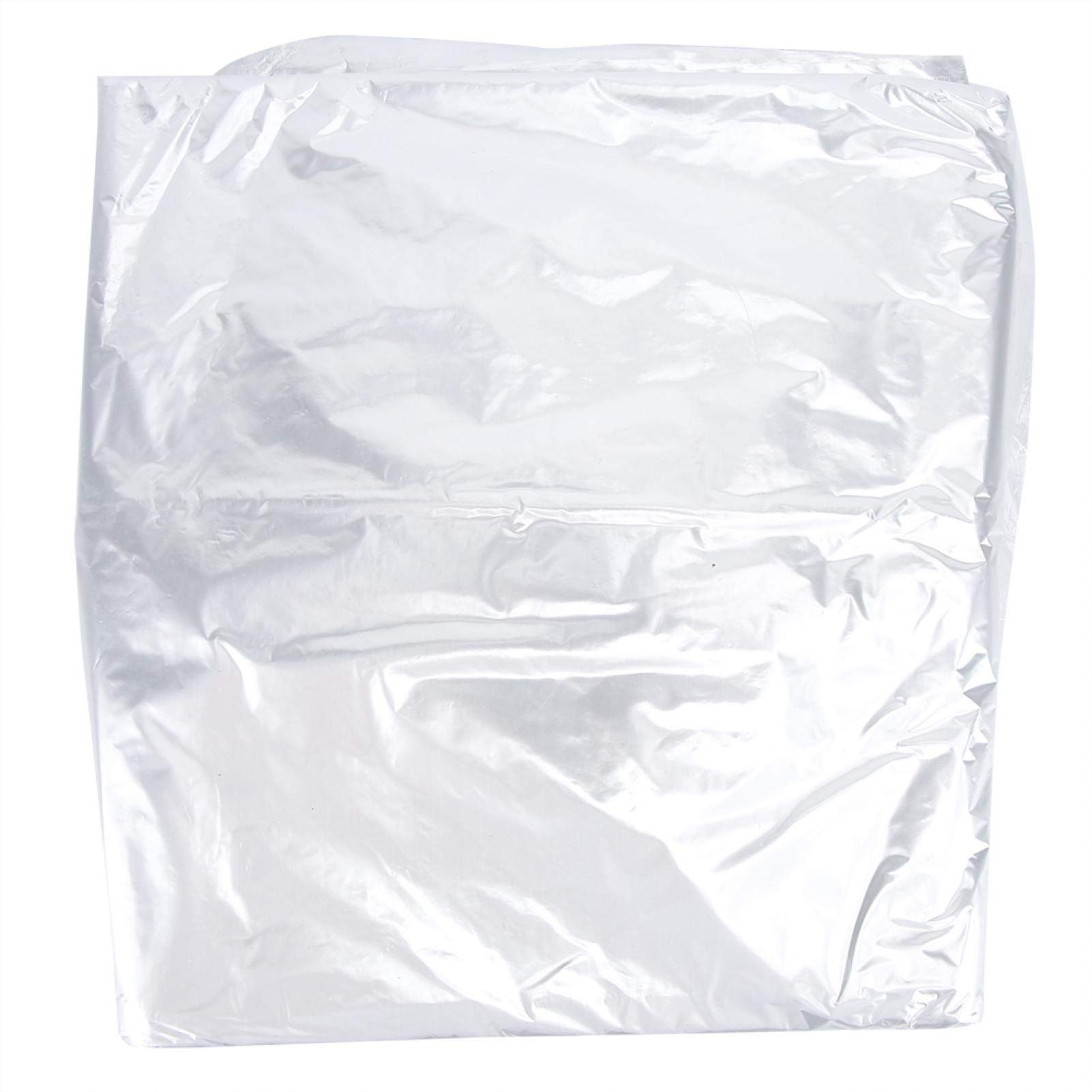 50 Pack Clear Plastic Garment Bags for Dry Cleaning & Storage - 60x100cm Dustproof Suit Dress Jacket Covers - Perfect for Closet Organization, Travel & Laundrette Use